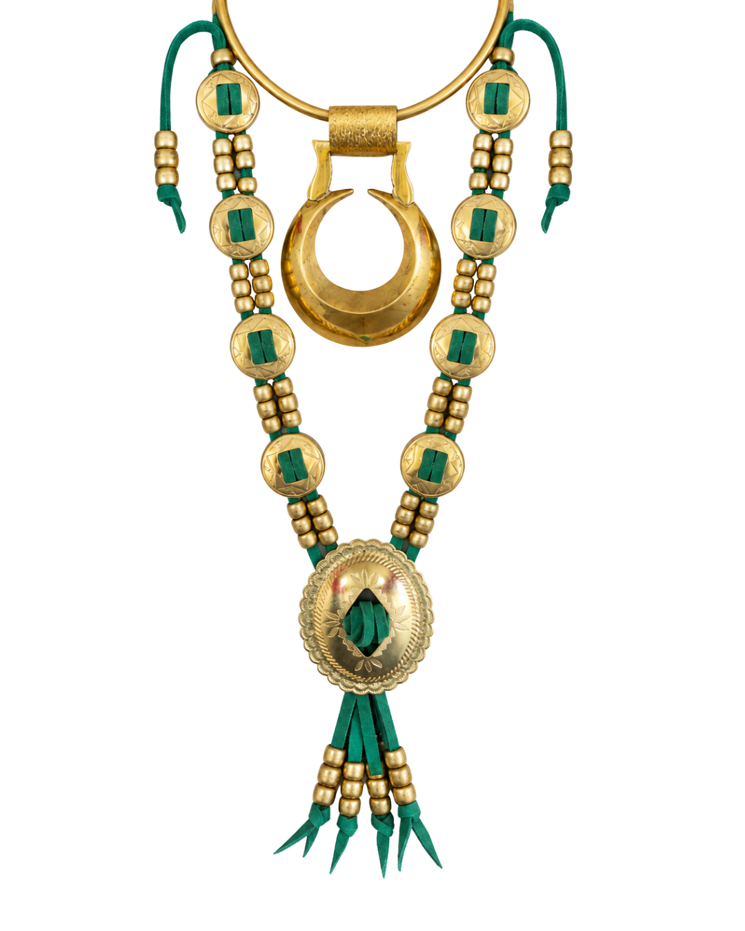 Green Concho Necklace