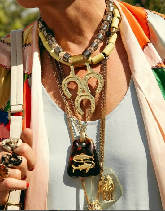 Triple Horseshoe Necklace